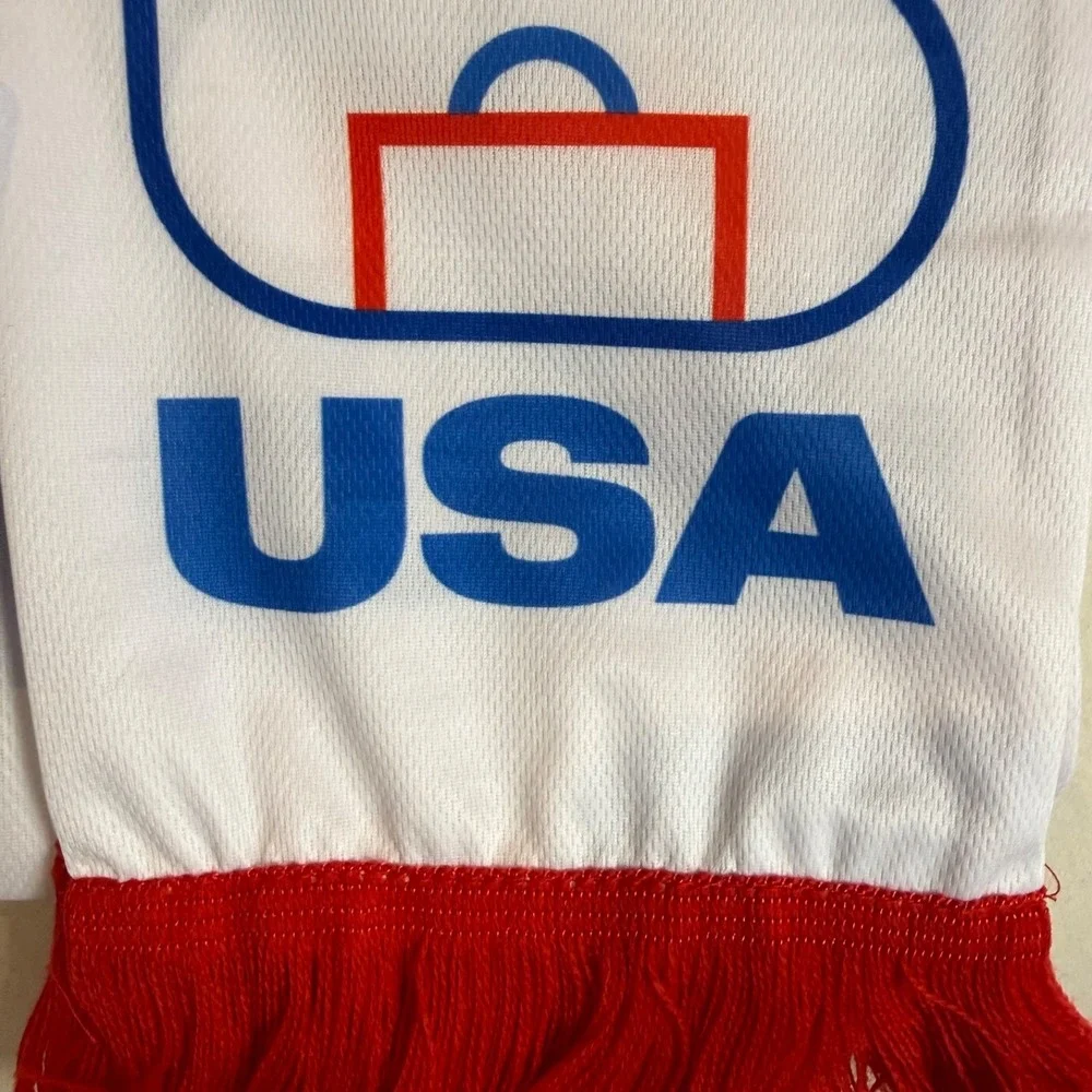 FIFA World Cup 2026 USA Scarf Official White Blue Red Unisex 26
